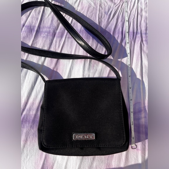 Mini DKNY All Black Crossbody Bag - Picture 2 of 5